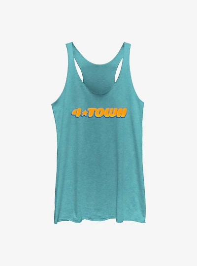 Disney Pixar Turning Red 4 Town Logo Girls Tank