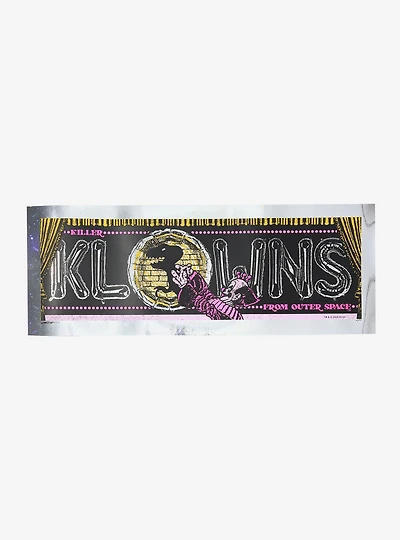 Killer Klowns From Outer Space Foil Print By Chris Garofalo