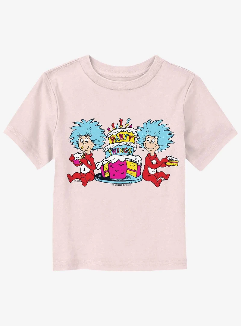 Dr. Seuss Birthday Cake Things Toddler T-Shirt