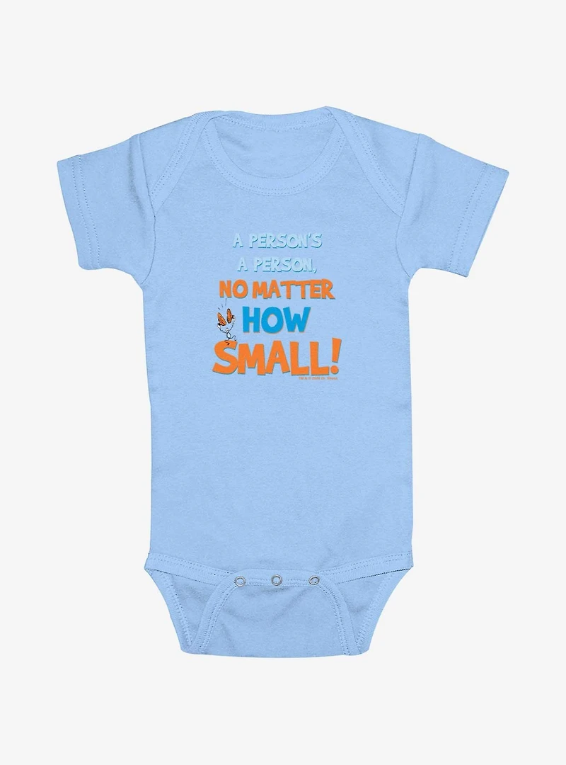 Dr. Seuss A Person No Matter How Small Infant Bodysuit