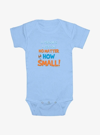 Dr. Seuss A Person No Matter How Small Infant Bodysuit