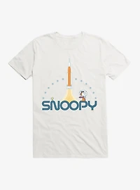 Peanuts Snoopy Space Rocket T-Shirt
