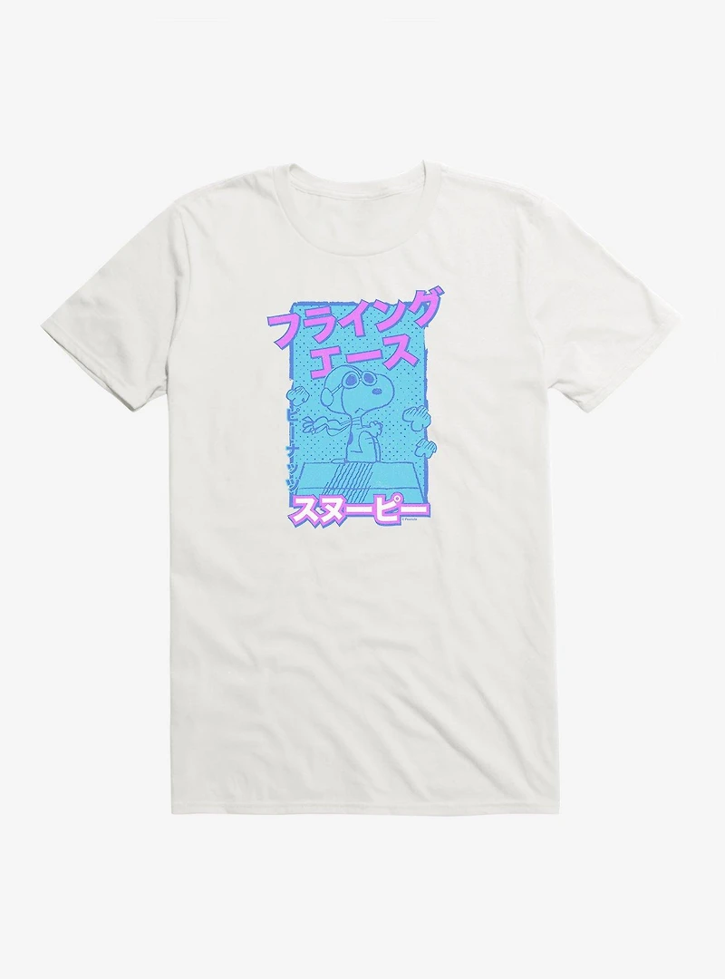 Peanuts Kanji Pilot Snoopy T-Shirt