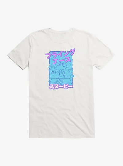 Peanuts Kanji Pilot Snoopy T-Shirt