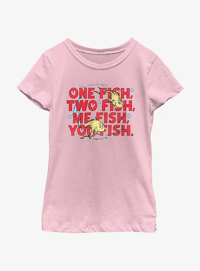Dr. Seuss Me Fish You Youth Girls T-Shirt