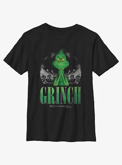 Dr. Seuss The Grinch He's A Mean One Youth T-Shirt