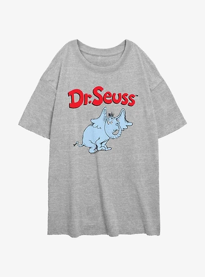 Dr. Seuss Horton Womens Oversized T-Shirt