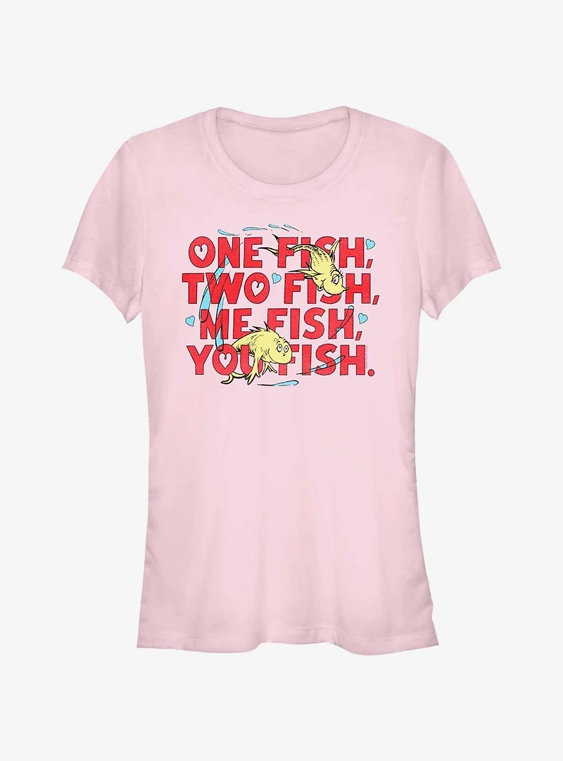 Dr. Seuss Me Fish You Fish Girls T-Shirt