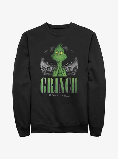 Dr. Seuss The Grinch He'S A Mean One Sweatshirt