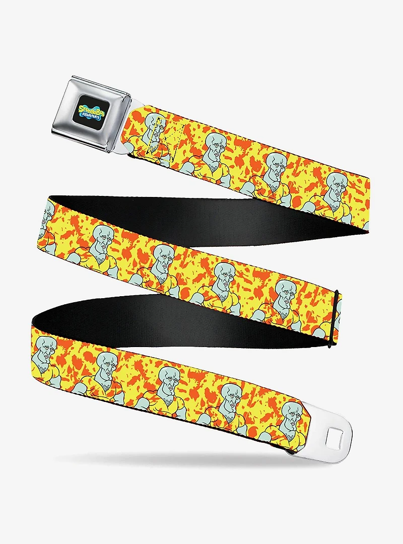 SpongeBob SquarePants Handsome Squidward Pose Youth Seatbelt Belt