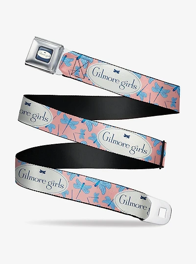Gilmore Girls Title Logo And Dragon Flies Youth Seatbelt Belt