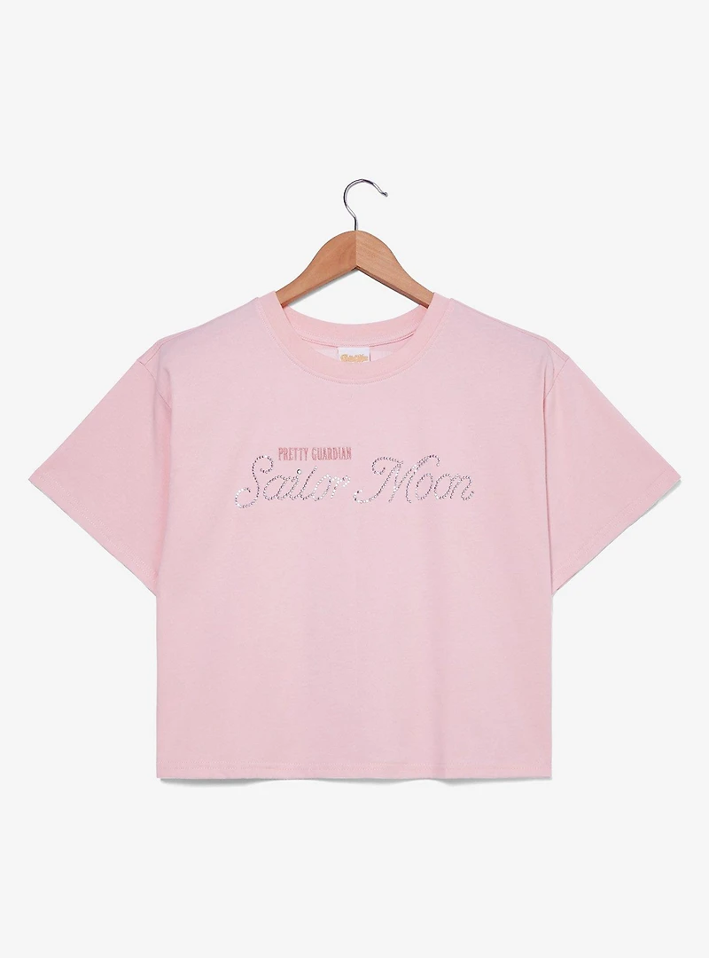 Pretty Guardian Sailor Moon Rhinestone Kaleido Scope Cropped Women's Plus T-Shirt - BoxLunch Exclusive