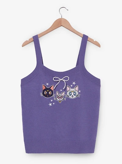 Pretty Guardian Sailor Moon Luna, Artemis, & Diana Women's Plus Knit Tank - BoxLunch Exclusive