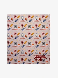 Kung Fu Panda 4 Dumplings And Spring Rolls Throw Blanket