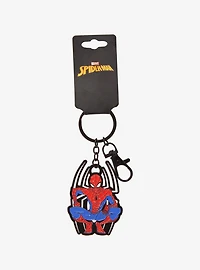 Marvel Spider-Man Logo Pose Keychain