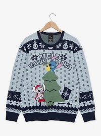Disney Lilo & Stitch Angel Christmas Tree Holiday Light-Up Sweater - BoxLunch Exclusive