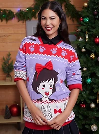 Our Universe Studio Ghibli Kiki's Delivery Service Patterned Holiday Sweater - BoxLunch Exclusive