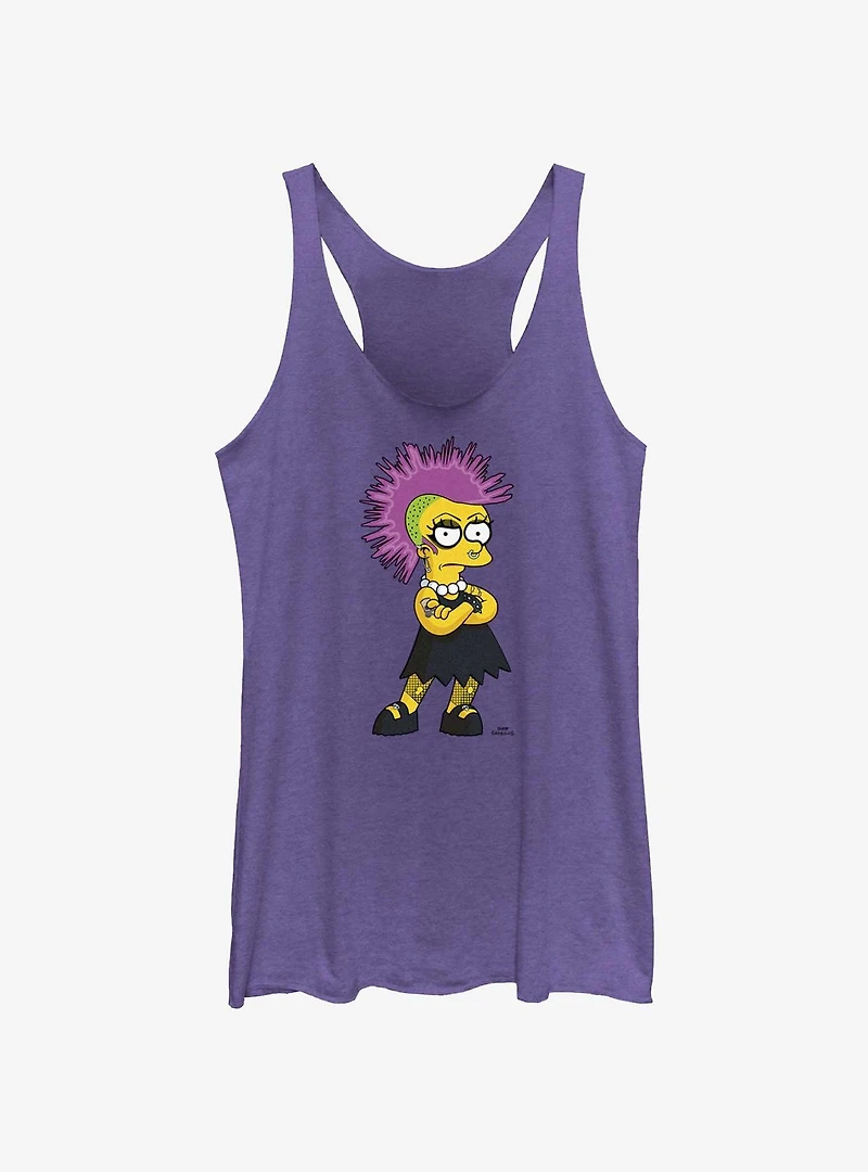 The Simpsons Punk Lisa Womens Tank Top