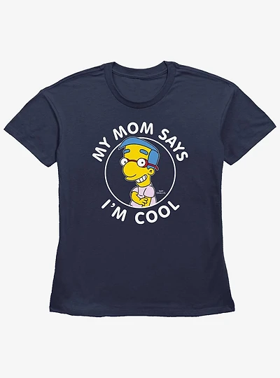The Simpsons Milhouse Is Cool Womens Straight Fit T-Shirt