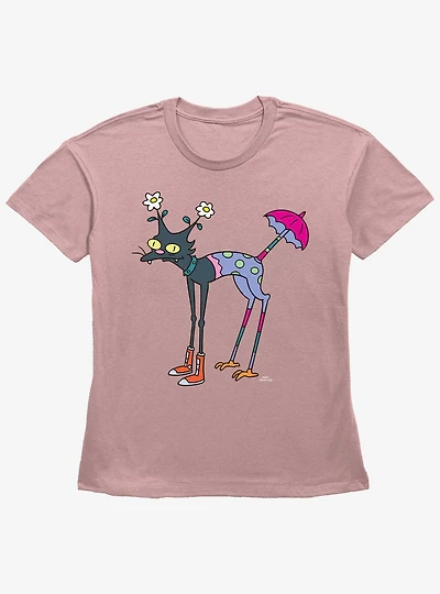 The Simpsons Mutant Snowball Womens Straight Fit T-Shirt