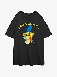 The Simpsons Marge Best Mom Ever Womens Oversized T-Shirt