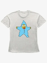 The Simpsons Maggie Star Snow Suit Womens Straight Fit T-Shirt