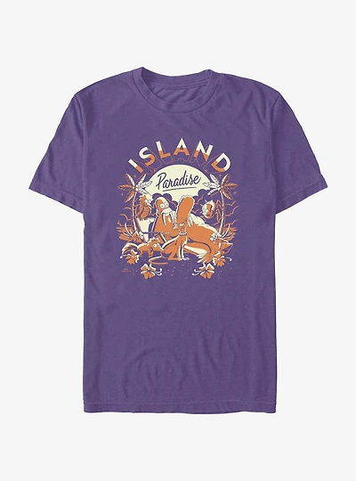 The Simpsons Island Paradise Groupshot T-Shirt