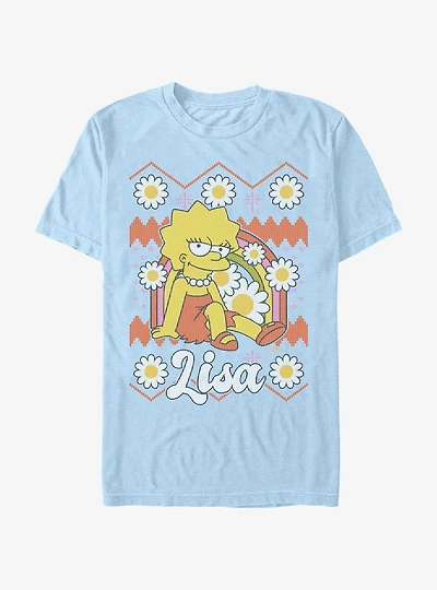The Simpsons Lisa Floral T-Shirt