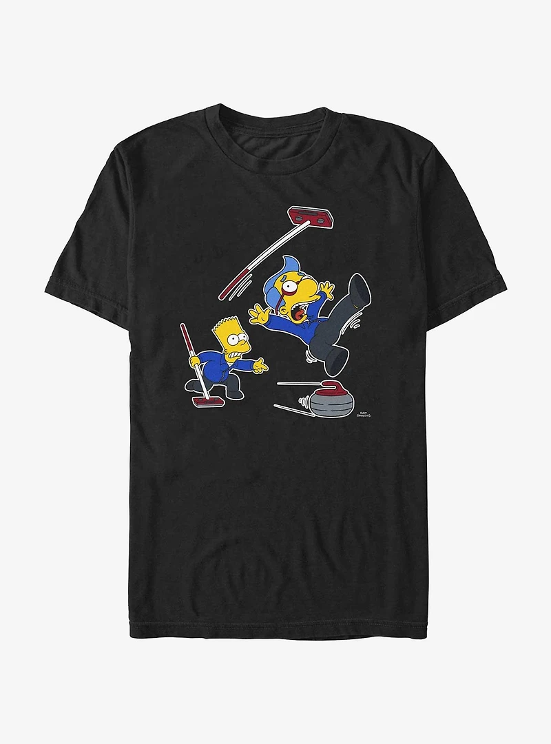The Simpsons Curling Fail T-Shirt