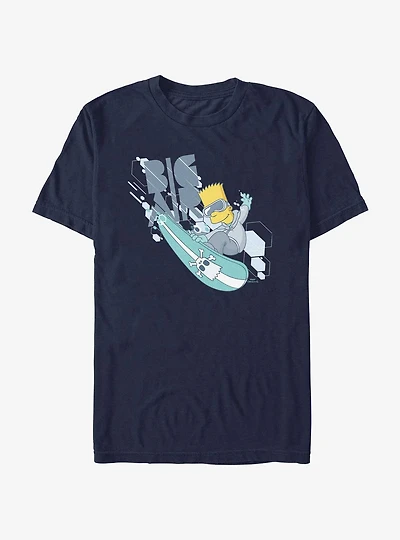 The Simpsons Big Air Snowboard T-Shirt