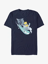The Simpsons Big Air Snowboard T-Shirt