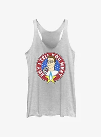 King of the Hill Boy I Tell You What Badge Women's Tank Top