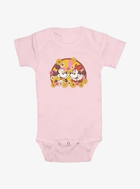 Disney Mickey Mouse Minnie Love Bloom Infant Bodysuit