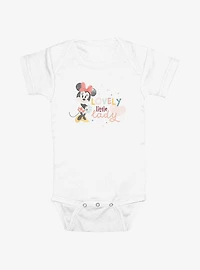Disney Minnie Mouse Lovely Little Lady Infant Bodysuit