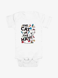 Dr. Seuss Cat The Hat Scatter Infant Bodysuit