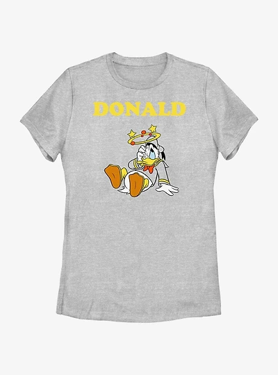 Disney Donald Duck Dizzy Stars Womens T-Shirt