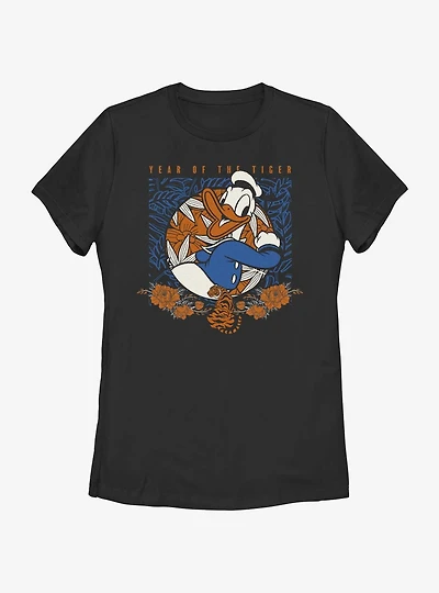 Disney Donald Duck Lunar Year Of The Tiger Womens T-Shirt