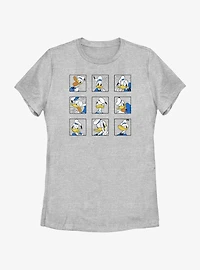 Disney Donald Duck Classic Expressions Womens T-Shirt