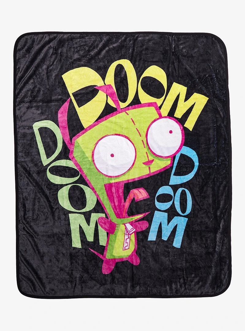 Invader Zim GIR Doom Fleece Thow - BoxLunch Exclusive