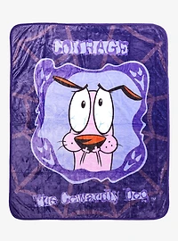 Courage the Cowardly Dog Courage Portrait Fleece Throw - BoxLunch Exclusive