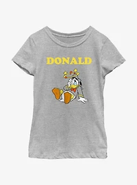 Disney Donald Duck Dizzy Stars Youth Girls T-Shirt