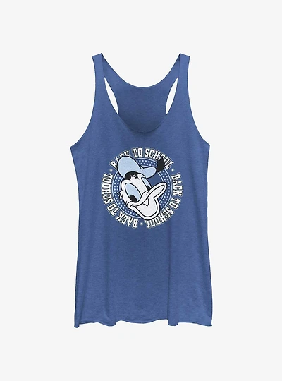Disney Donald Duck Back To School Womens Tank Top