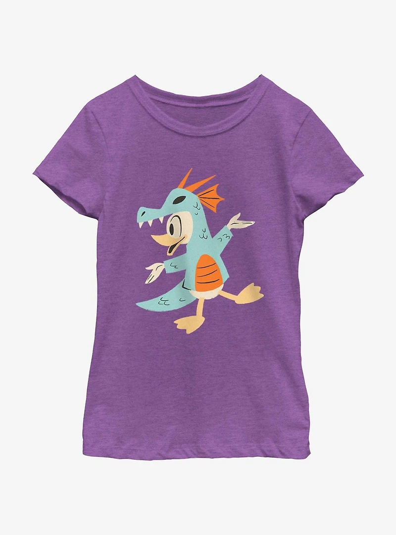 Disney Donald Duck Dragon Youth Girls T-Shirt