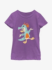 Disney Donald Duck Dragon Youth Girls T-Shirt