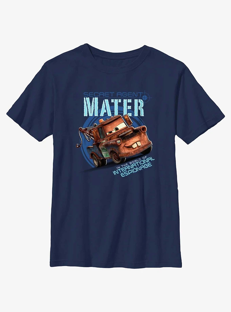Disney Pixar Cars Secret Agent Mater Youth T-Shirt