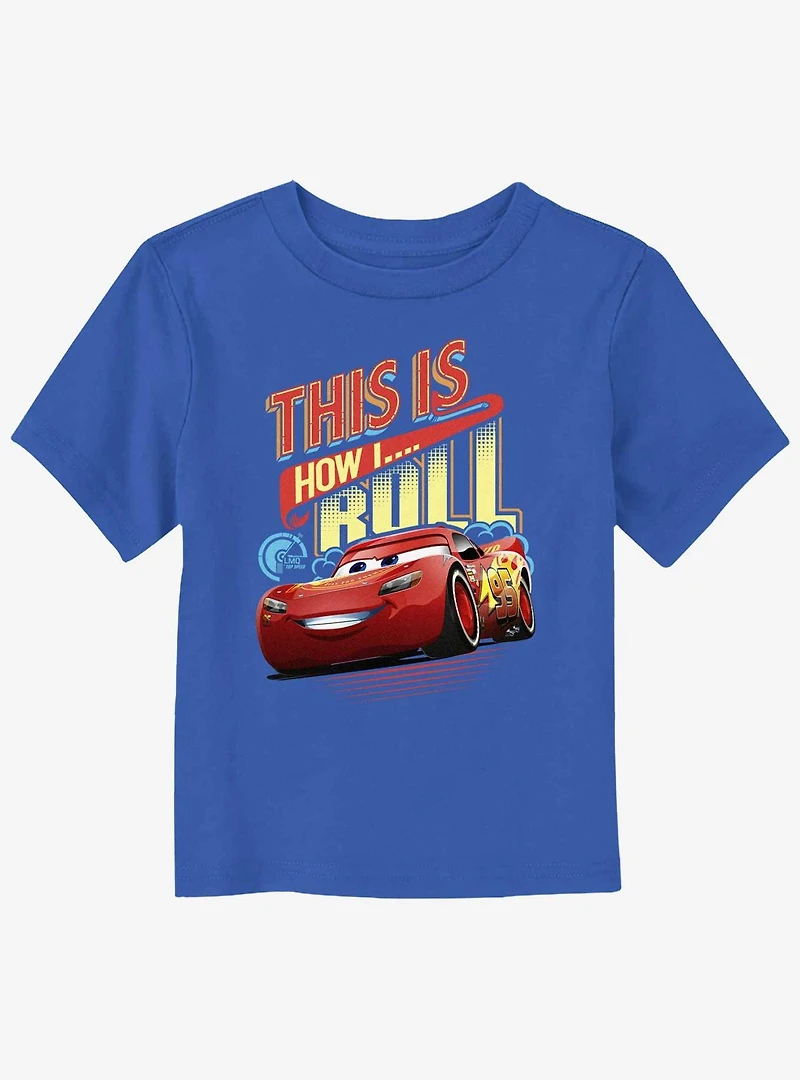 Disney Pixar Cars McQueen This Is How I Roll Toddler T-Shirt