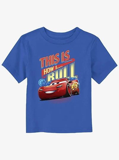 Disney Pixar Cars McQueen This Is How I Roll Toddler T-Shirt