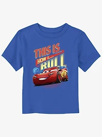 Disney Pixar Cars McQueen This Is How I Roll Toddler T-Shirt
