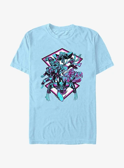 Marvel X-Men Characters Diamond PanelT-Shirt