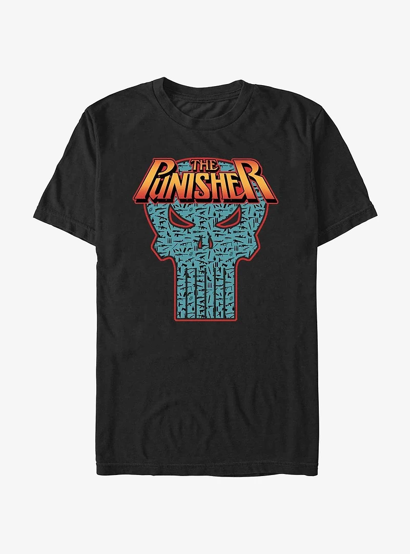 Marvel Punisher Retro Skull T-Shirt
